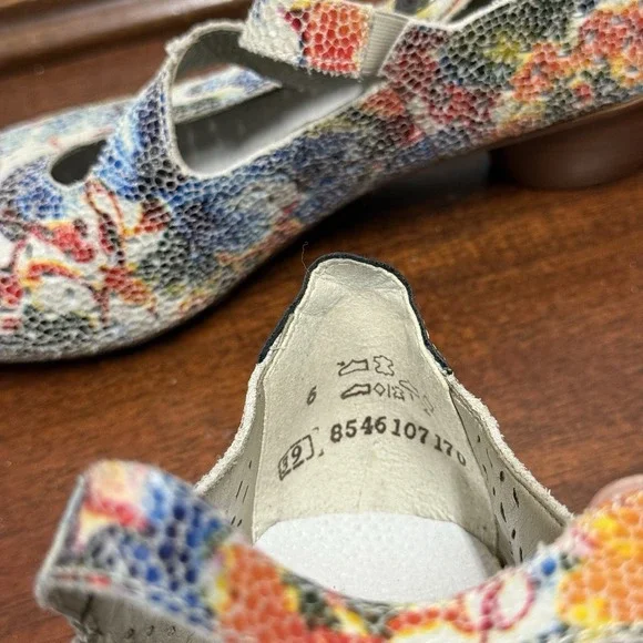 Rieker Multicolor Floral Snap Closure Anti-Stress Shoes. - Picture 8 of 10